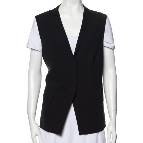 Akris Punto Jackets & Blazers - Akris • Black Vest • XL US14 FR46